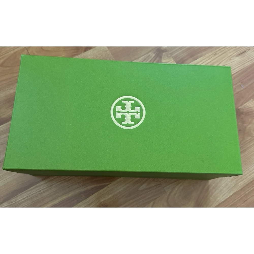 Tory Burch Green Gift Box with Tissue Paper